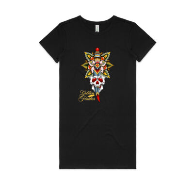 Neo Trad Skull Dagger Dress Thumbnail